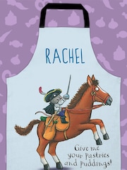 Star Editions Blue 100% Cotton Personalised Highway Rat Adults Apron - Image 4 of 4