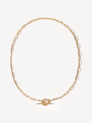 Otiumberg Gold Vermeil Small Love Link Necklace - Image 1 of 3