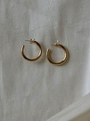 Otiumberg Gold Vermeil Chunky Hoops - Image 2 of 5
