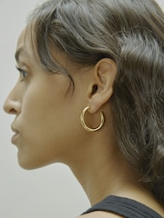 Otiumberg Gold Vermeil Chunky Hoops - Image 4 of 5