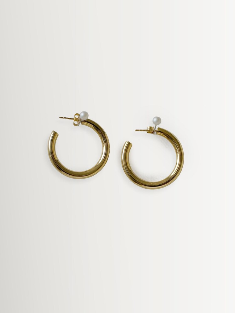 Otiumberg Gold Vermeil Chunky Hoops - Image 8 of 8