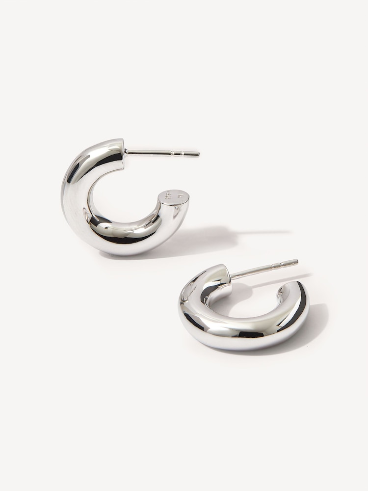 Otiumberg Sterling Silver Mini Chunky Hoops - Image 1 of 3