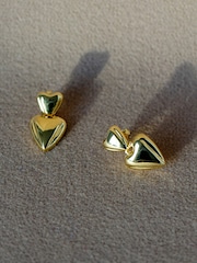 Otiumberg Gold Vermeil Heart Earrings - Image 2 of 3