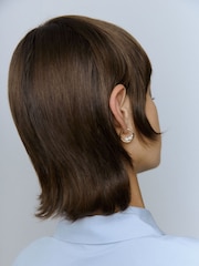Otiumberg Gold Vermeil Trio Pearl Hoops - Image 4 of 4
