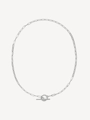 Plata de ley - Collar de eslabones pequeños Love de Otiumberg - Imagen 1 de 4