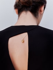 Collar con diseño de guijarro en forma de gota de Otiumberg - Imagen 3 de 3