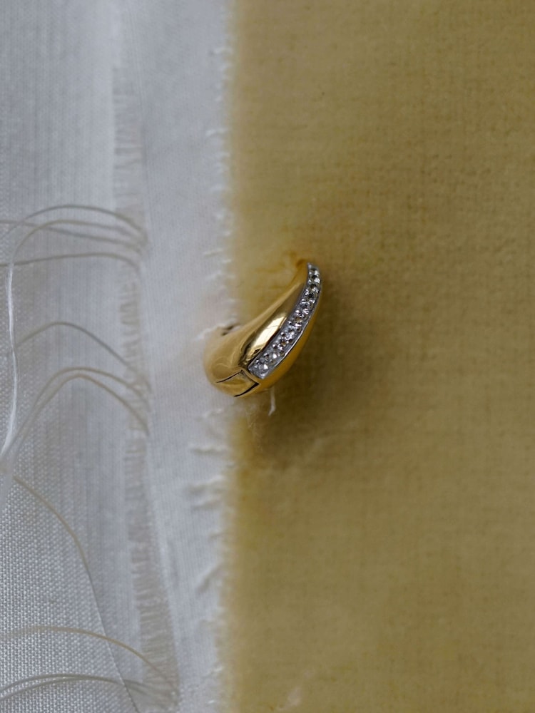 Otiumberg Gold Vermeil Mini Graduated Hoops - Image 2 of 4