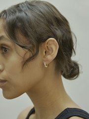 Otiumberg Gold Vermeil Mini Graduated Hoops - Image 3 of 4