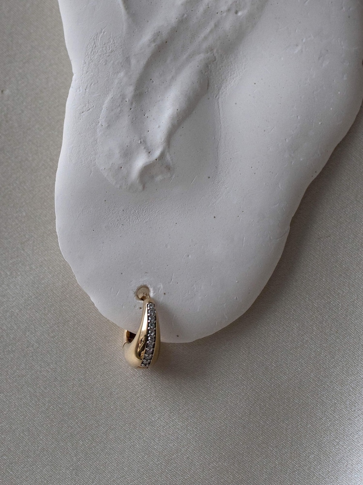 Otiumberg Gold Vermeil Mini Graduated Hoops - Image 4 of 4
