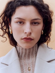 Otiumberg Gold Vermeil Small Pebble Earrings - Image 2 of 4
