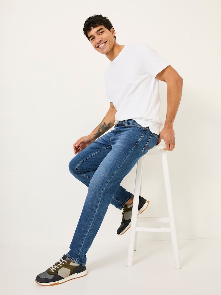 FatFace Blue Slim Fit Jeans - Image 3 of 9