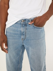 FatFace Light Vintage Blue Straight Fit Jeans - Image 5 of 7
