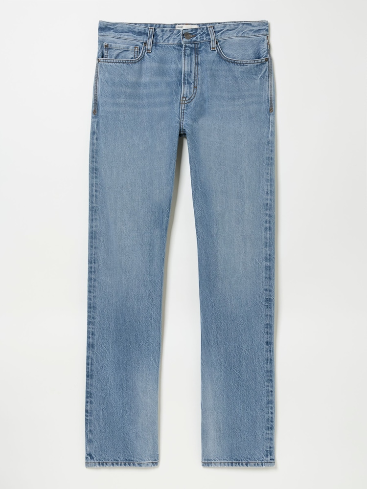 FatFace Light Vintage Blue Straight Fit Jeans - Image 7 of 7