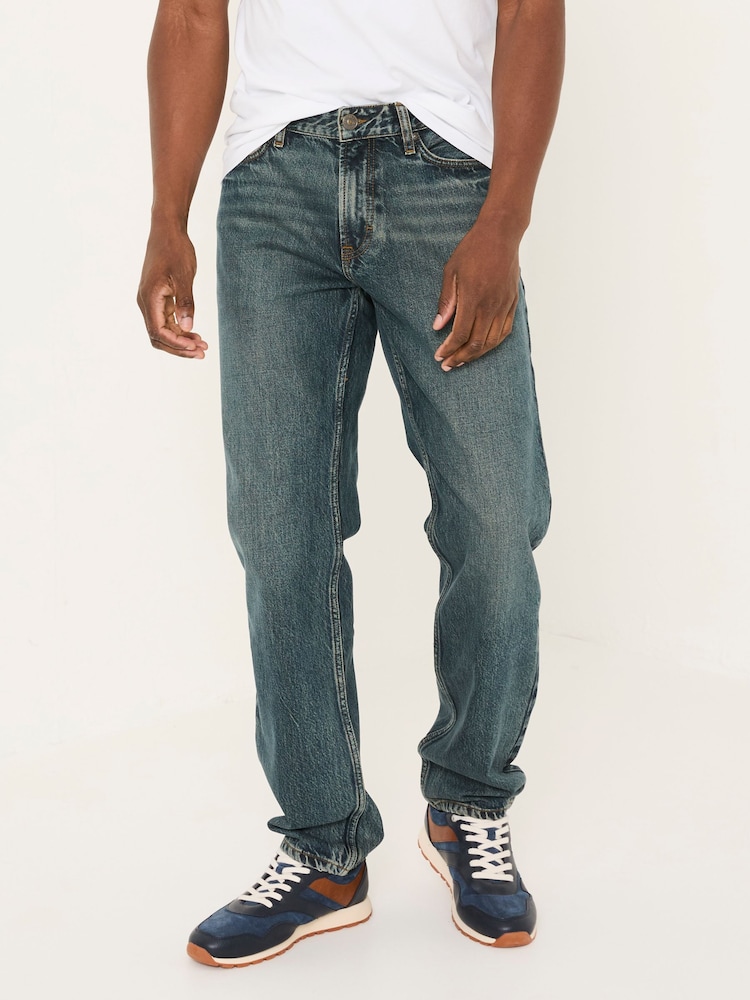 FatFace Denim Vintage Straight Fit Jeans - Image 1 of 6