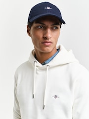Alb - GANT Regular-Fit Shield Hoodie - Image 3 of 5