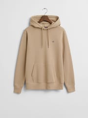 Maro-arămiu Maro - GANT Regular Shield Logo 100% Cotton Hoodie - Image 5 of 5