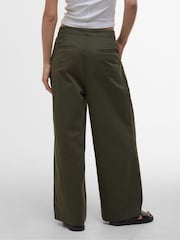 Barbour® International Dakota Wide Leg 100% Cotton Trousers - Image 2 of 5