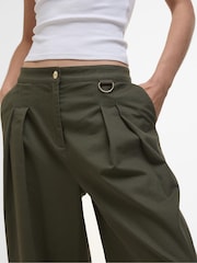 Barbour® International Dakota Wide Leg 100% Cotton Trousers - Image 4 of 5