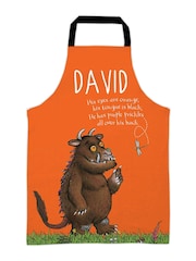 Star Editions Adults Orange Personalsied Gruffalo 100% Cotton Apron - Image 1 of 2