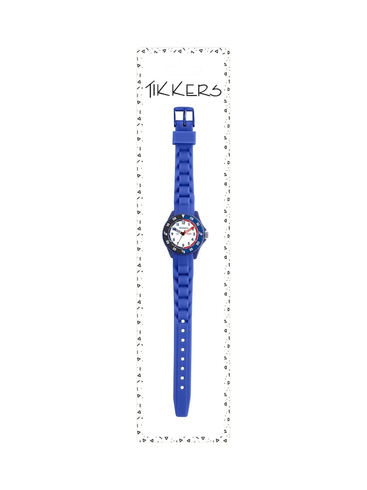 Tikkers Kids Blue Silicone Time Teacher Watch - Image 4 of 4