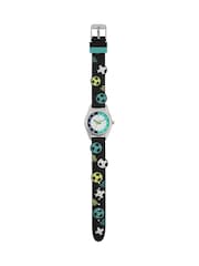 Tikkers Blue Time Teacher 3D Navy Football Silicone Strap Watch - Image 3 of 4