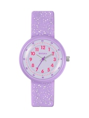 Tikkers Pink Glitter Strap Watch - Image 1 of 5