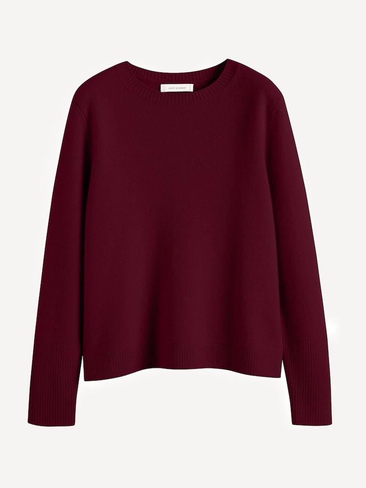Chinti & Parker Red Pure Cashmere Boxy Jumper - Image 3 of 3