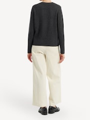 Chinti & Parker Grey Pure Cashmere Boxy Jumper - Image 2 of 4