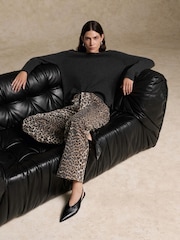 Chinti & Parker Grey Pure Cashmere Boxy Jumper - Image 3 of 4