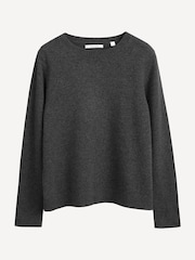Chinti & Parker Grey Pure Cashmere Boxy Jumper - Image 4 of 4