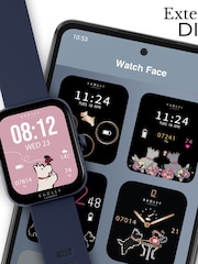 Radley Blue Series 32 Navy Silicone Strap Smart Watch - Image 4 of 6