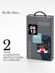 Radley Blue Series 32 Navy Silicone Strap Smart Watch - Image 6 of 6