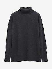 Chinti & Parker Grey Pure Cashmere Polo Shirt - Image 3 of 3