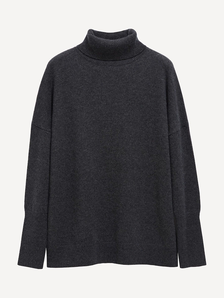 Chinti & Parker Grey Pure Cashmere Polo Shirt - Image 3 of 3