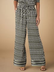 Géo Impression - Pantalon large en satin - Image 3 of 8