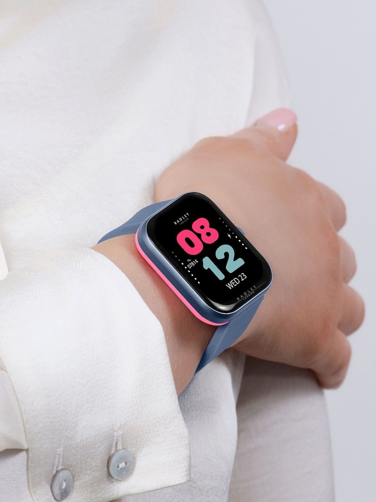 Radley Blue Series 32 Silicone Strap Smart Watch - Image 2 of 6