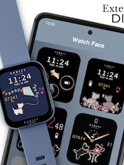 Radley Blue Series 32 Silicone Strap Smart Watch - Image 4 of 6