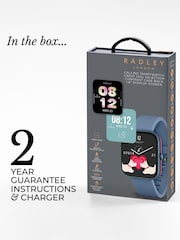 Radley Blue Series 32 Silicone Strap Smart Watch - Image 6 of 6