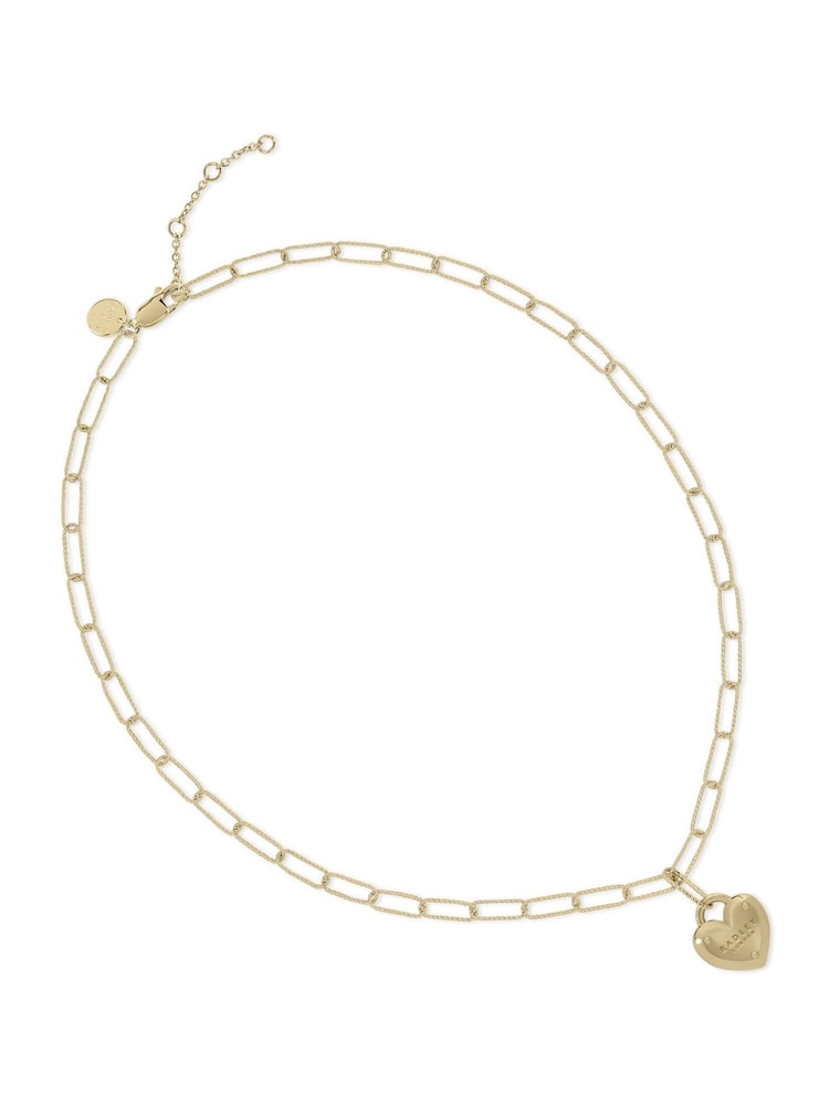 Radley 18ct Gold Plated Heart Padlock Necklace - Image 1 of 5