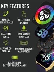 Reflex Active Blue Series 30 Smart Calling Amoled Watch - Image 2 of 6