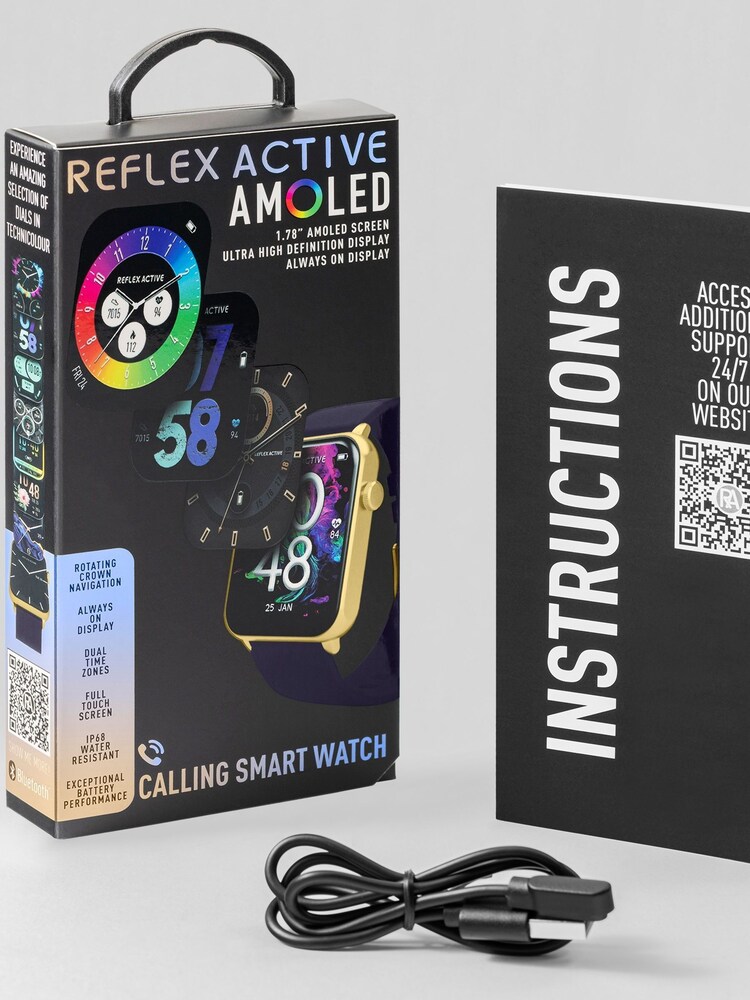 Reflex Active Blue Series 30 Smart Calling Amoled Watch - Image 6 of 6