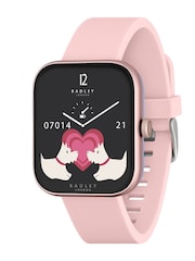Radley Pink Series 32 Silicone Strap Smart Watch - Image 1 of 6