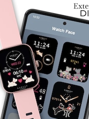 Radley Pink Series 32 Silicone Strap Smart Watch - Image 4 of 6