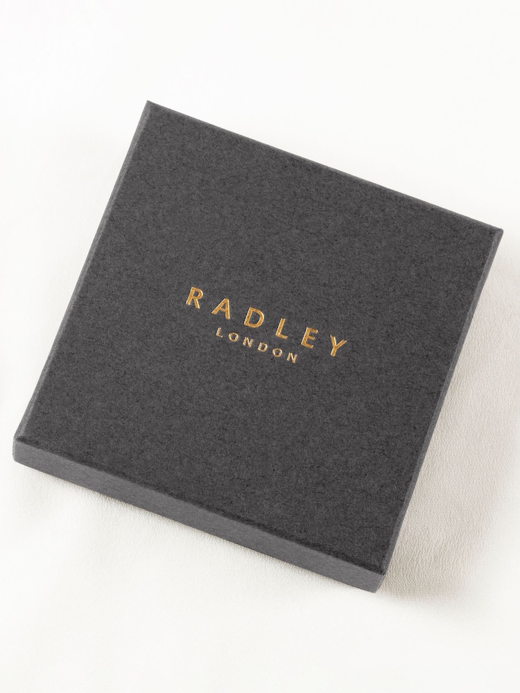 Radley London Sterling Silver 18ct Rose Gold Plated Magnetic Closing Hearts Necklace - Image 7 of 7