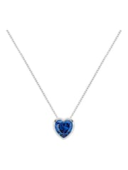 Radley Ladies Love Sterling Silver Blue Heart Stone Necklace - Image 1 of 5
