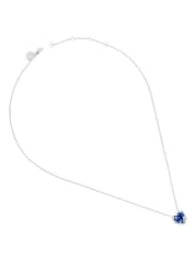 Radley Ladies Love Sterling Silver Blue Heart Stone Necklace - Image 3 of 5