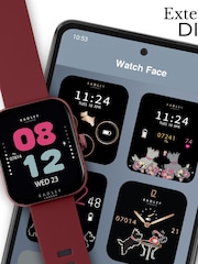 Radley Red Series 32 Berry Silicone Strap Smart Watch - Image 4 of 6