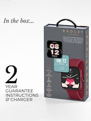 Radley Red Series 32 Berry Silicone Strap Smart Watch - Image 6 of 6