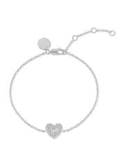 Radley Silver Plated Pavé Stone Heart Bracelet - Image 1 of 4
