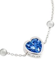 Radley Ladies Sterling Silver Blue Stone Heart Love Bracelet - Image 2 of 4